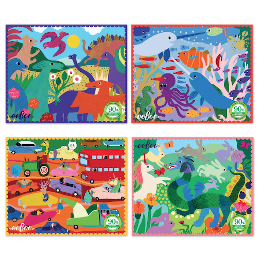 Eeboo Mini 36 Piece Puzzles