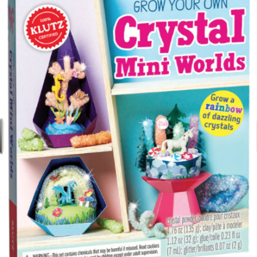 KLUTZ Grow Your Own Crystal Mini Worlds