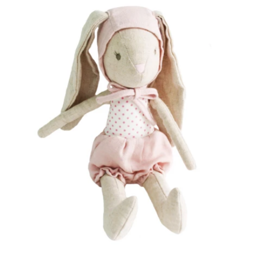 ALIMROSE Baby Girl Bunny In Bonnet