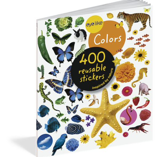 WORKMAN Eyelike Colors 400 Reusable Stickers Inspired By Nature