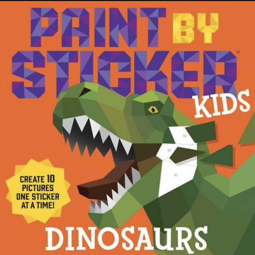 Workman Paint By Sticker Kids Dinosaurs