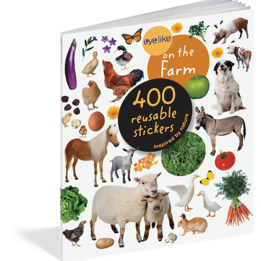 WORKMAN Eyelike On The Farm 400 Reusable Stickers Inspired By Nature