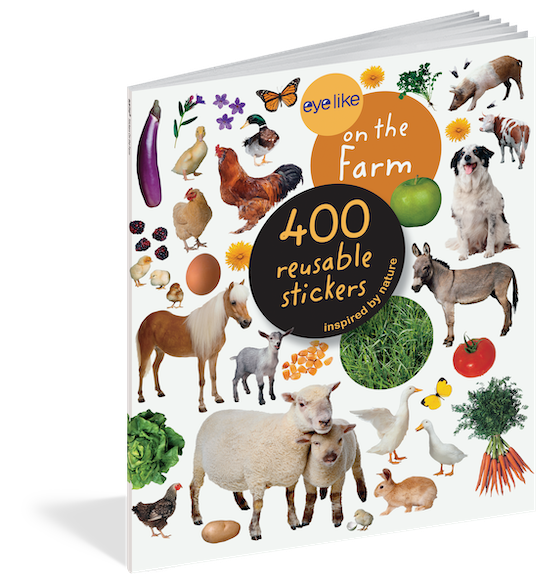 Hachette Mudpuppy Eyelike Stickers On The Farm