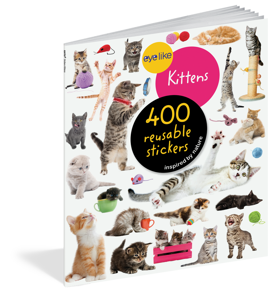 Eyelike Kittens 400 Reusable Stickers Inspired By Nature