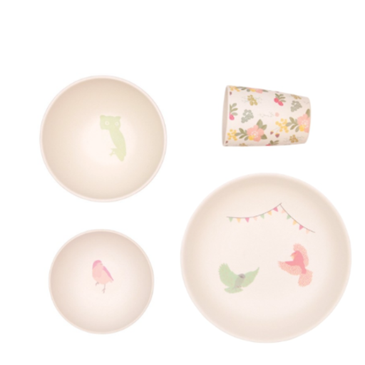 LOVE MAE Woodland Supper 4Pc Set