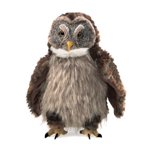 FOLKMANIS Hooting Owl Puppet