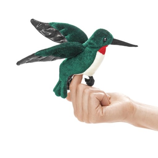 FOLKMANIS Mini Hummingbird Finger Puppet