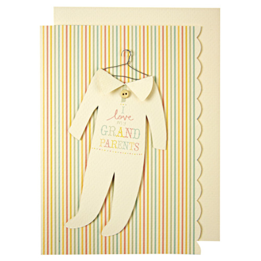 MERI MERI Grandparents Baby Grow Card