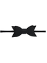 Baby Bling Skinny Leather Bow Tie Headband