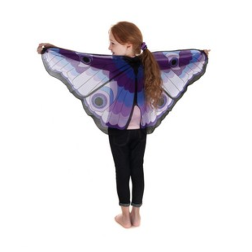 DOUGLAS CO. Dreamy Dress Up Purple Butterfly Wings With Glitter