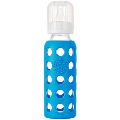 9 Oz Baby Bottle With Sleeve- Ocean