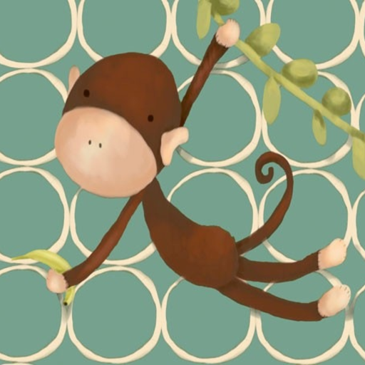 OOPSY DAISY Hanging Monkey 10X10
