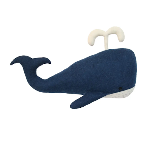 FIONA WALKER Large Whale Wall Mount