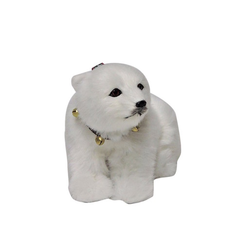 BYERS' CHOICE Seated Polar Bear Cub