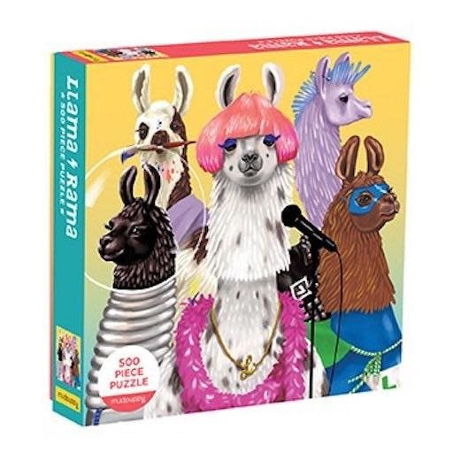 CHRONICLE BOOKS Puzzle 500 Family Llama Rama