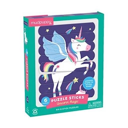 CHRONICLE BOOKS Puzzle Sticks Unicorn Magic