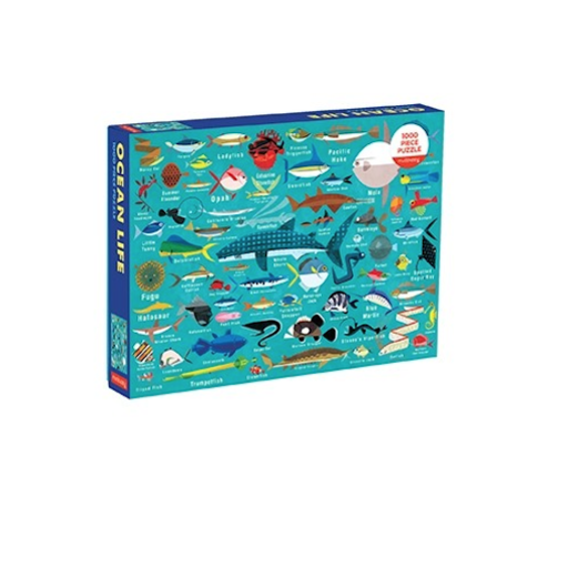 CHRONICLE BOOKS Ocean Life 1000 Piece Puzzle