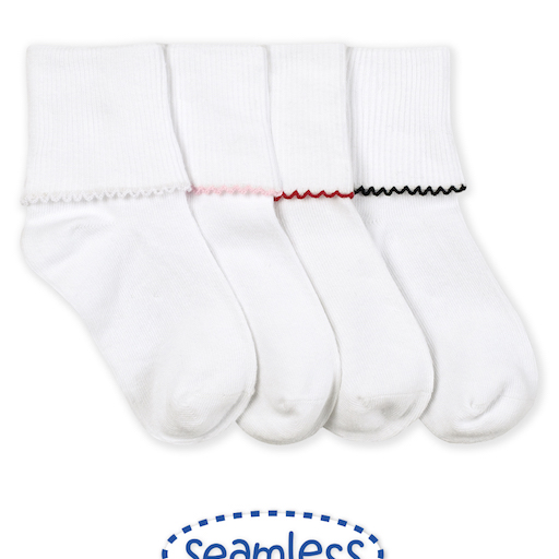 Jefferies Socks Seamless Tatted Edge Sock