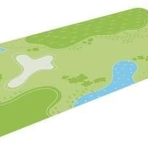 PLAN TOYS, INC. Play Mat (Round Corner)