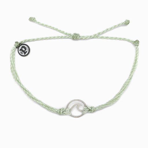 PURA VIDA BRACELETS Silver Wave Charm Bracelet