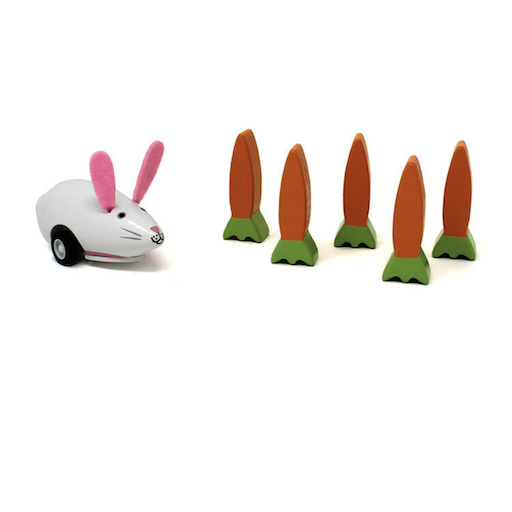 JACK RABBIT CREATIONS BUNNY AND CARROTS BOWLING GAME