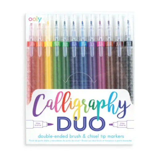 Only Calligraphy Duo Chisel And Brush Tip Markers