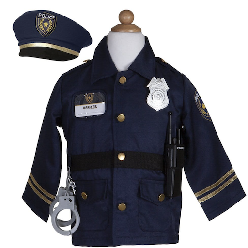 GREAT PRETENDERS Police Officer With Accessories, 5-6