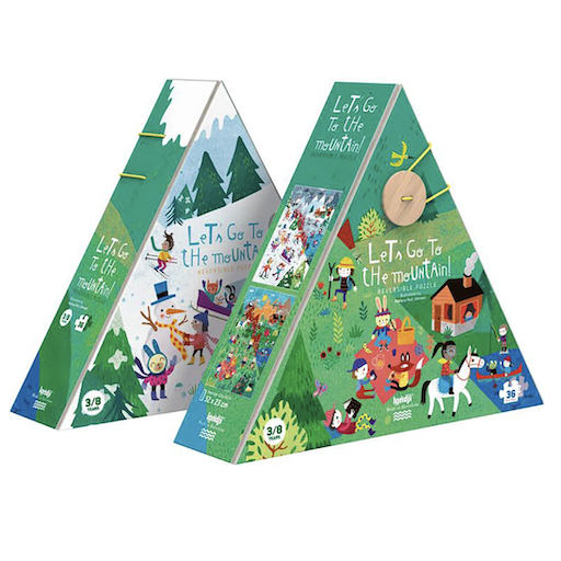MAGIC FOREST LTD Let’S Go To The Mountain Reversible Puzzle - 36 Pieces