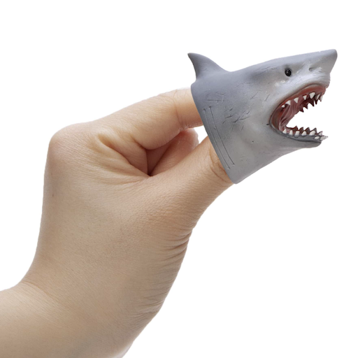 Schylling Shark Baby Finger Puppet