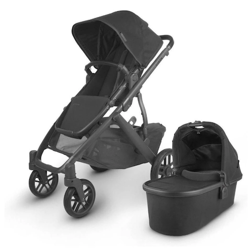 UPPABABY Vista V2 Stroller Jake (Charcoal/Carbon/Black Leather)