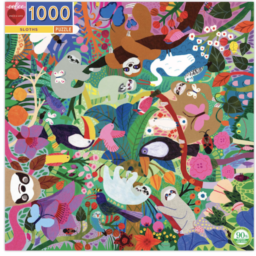 EEBOO Sloths 1000 Piece Puzzle