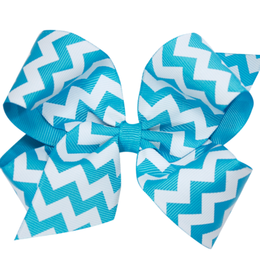 Wee Ones Medium Chevron Grosgrain Hair Bow