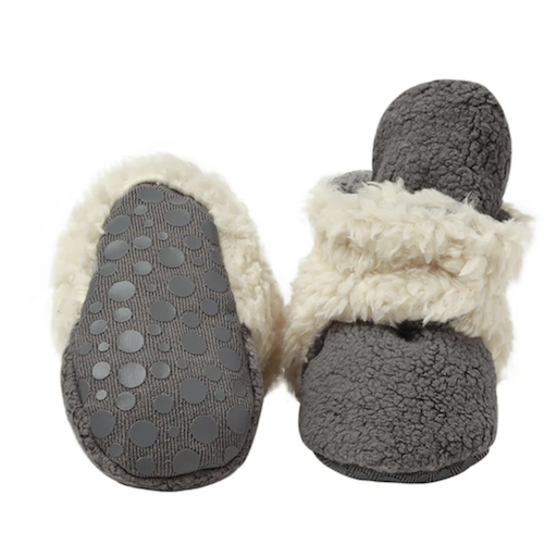 ZUTANO Zutano Cozie Furry Gripper Baby Bootie