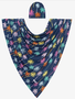 Infant Swaddle And Beanie Set In Palmer
