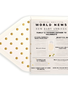 The First Snow World News Baby Card