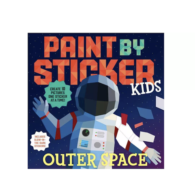 Hachette Mudpuppy Paint By Sticker Kids Outer Space