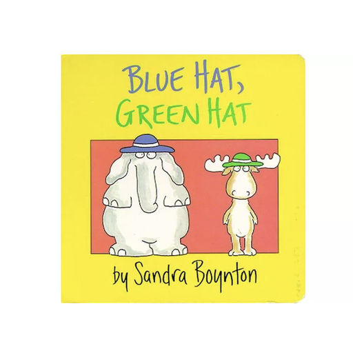 SIMON & SCHUSTER BLUE HAT, GREEN HAT
