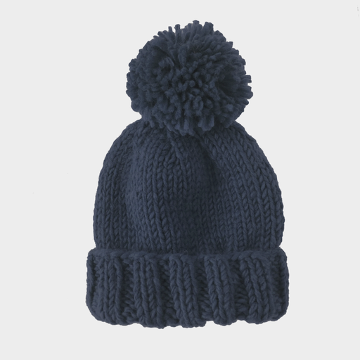THE BLUEBERRY HILL Classic Hand-Knit Pom Hat