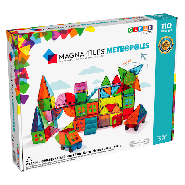Build a City of Fun with 110 Pieces of Magna-Tiles Metropolis! - Bellaboo