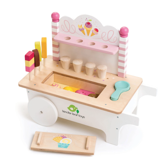 Toy ice sales cream cart playset