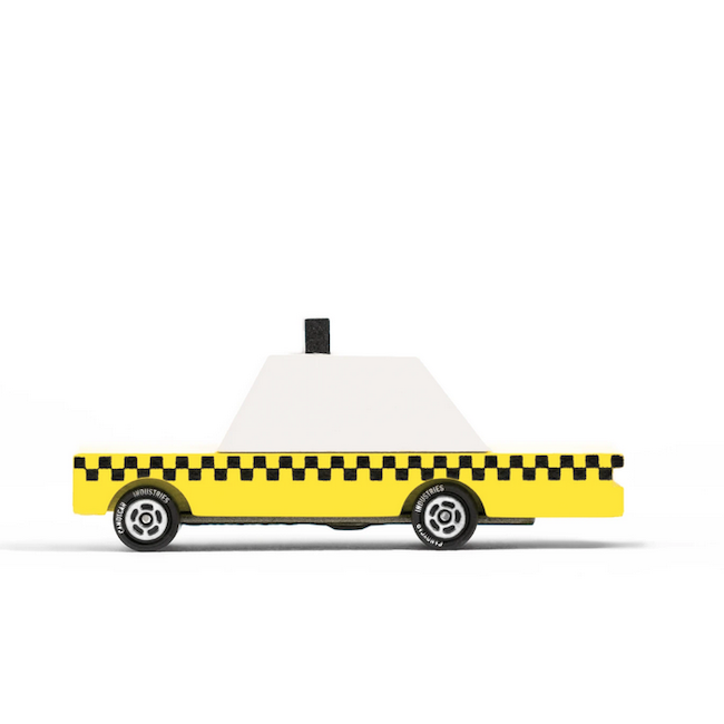 Candylab Toys Yellow Taxi
