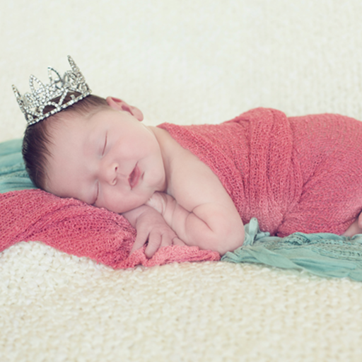 The Daisy Baby Rhinestone Tiara With Clear Stones - 3016