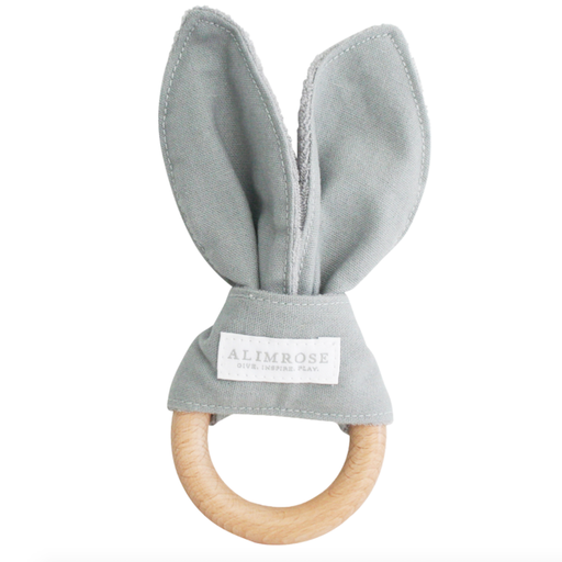 Alimrose Bailey Bunny Teether  Linen