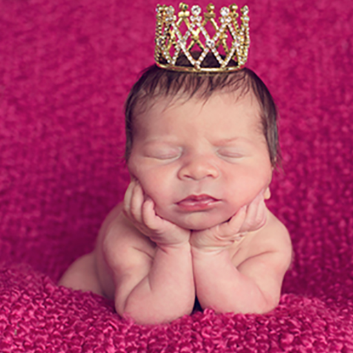 The Daisy Baby Gold Rhinestone Jeweled Tiara