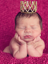 The Daisy Baby Gold Rhinestone Jeweled Tiara
