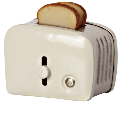 MAILEG Miniature Toaster & Bread, Off White