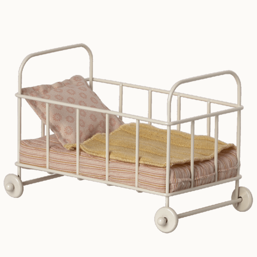 MAILEG Micro Cot Bed, Rose