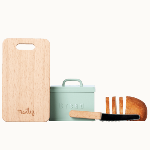 MAILEG Miniature Bread Box With Cutting Board And Knife