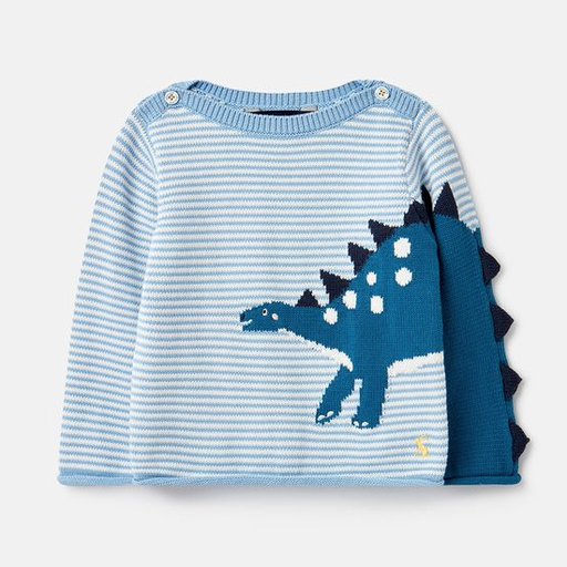 JOULES BARNEY ARTWORK KNITTED SWEATER