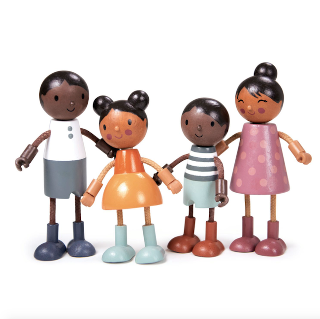 Tender Leaf Humming Bird Doll Family